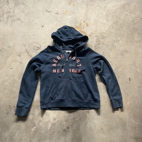 Aeropostale Jackets & Blazers - Aeropostale Navy Blue Hoodie
